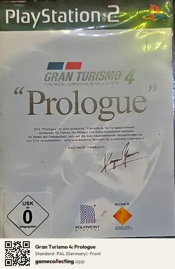 Gran Turismo 4: Prologue PlayStation 2, Germany box front