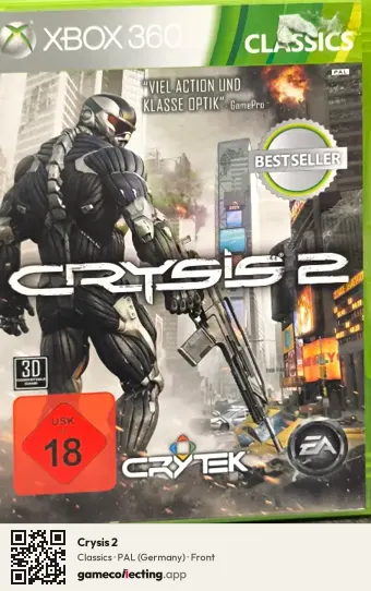 Crysis 2 Xbox 360, Germany box front