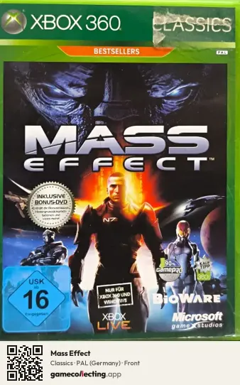 Mass Effect Xbox 360, Germany box front