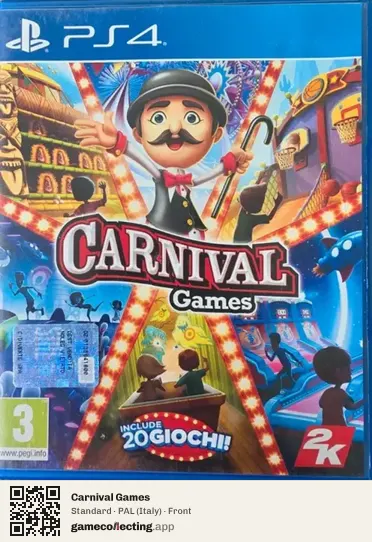 Carnival Games PlayStation 4, Italy box front