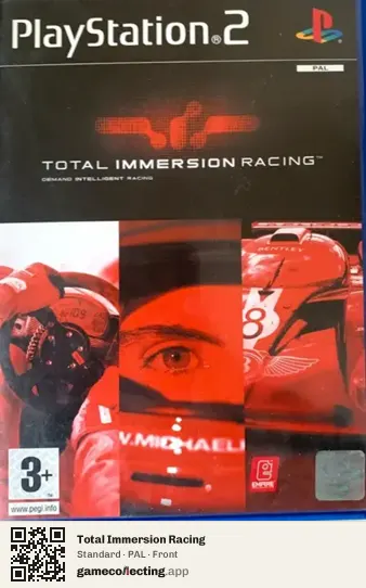 Total Immersion Racing PlayStation 2, PAL box front