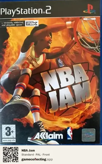 NBA Jam PlayStation 2, PAL box front