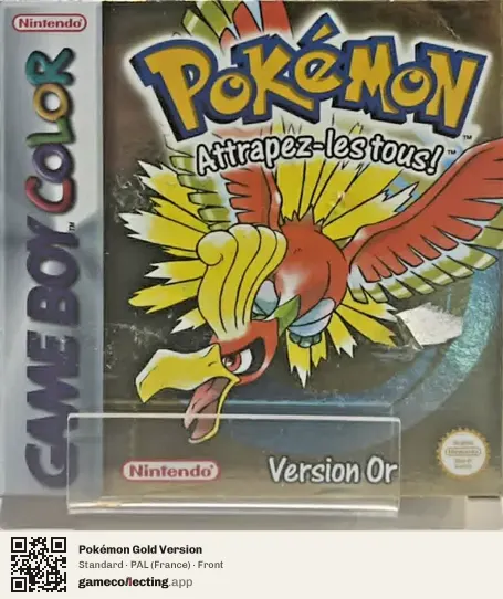 Pokémon Gold Version Game Boy Color, France box front