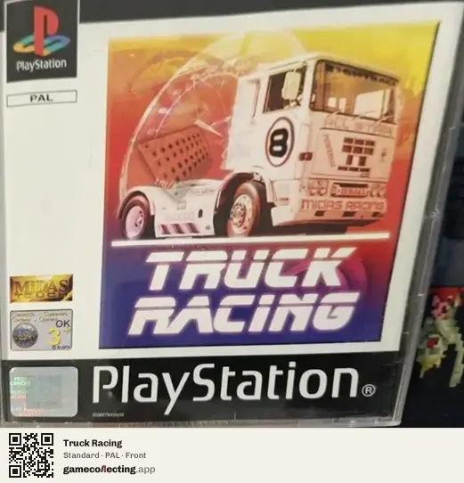 Truck Racing PlayStation, PAL box front