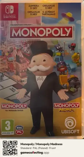 Monopoly / Monopoly Madness Nintendo Switch, Poland box front