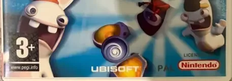 Rayman Raving Rabbids, the PEGI square on its front