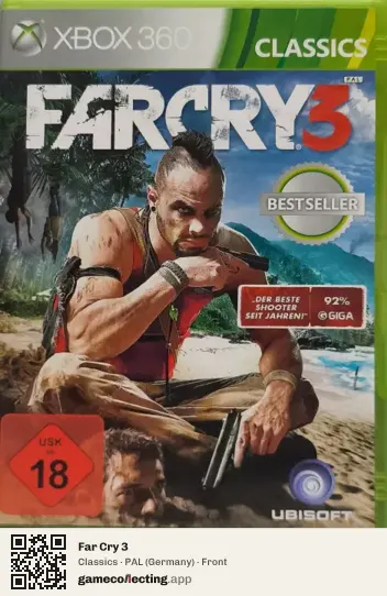 Far Cry 3 Xbox 360, Germany box front