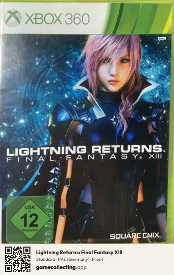 Lightning Returns: Final Fantasy XIII Xbox 360, Germany box front