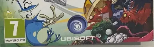 Rayman Origins, the PEGI square on its front