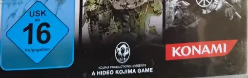 Metal Gear Solid HD Collection, the USK square on its front