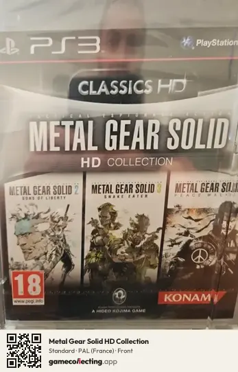Metal Gear Solid HD Collection PlayStation 3, France box front