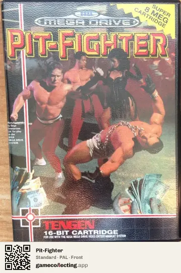 Pit-Fighter Sega Mega Drive / Genesis, PAL box front