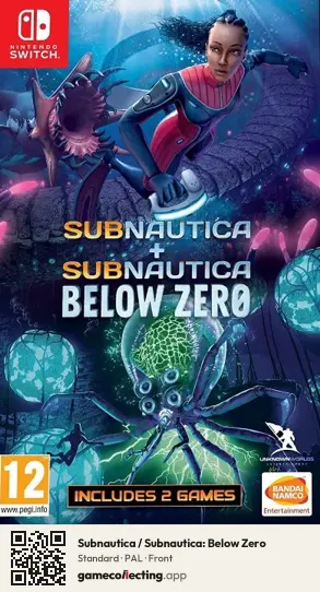 Subnautica / Subnautica: Below Zero Nintendo Switch, PAL box front