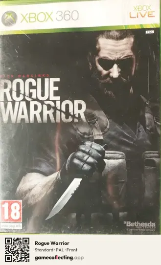 Rogue Warrior Xbox 360, PAL box front
