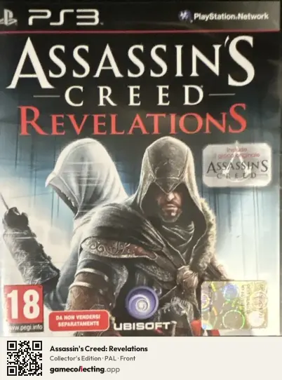 Assassin's Creed: Revelations PlayStation 3, PAL box front
