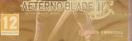 AeternoBlade II, the PEGI square on its front