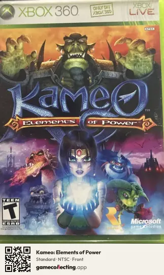 Kameo: Elements of Power Xbox 360, NTSC box front