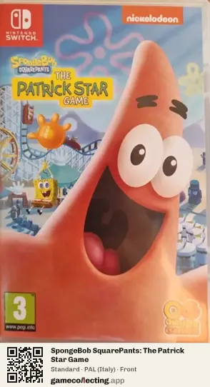 SpongeBob SquarePants: The Patrick Star Game Nintendo Switch, Italy box front
