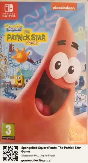 SpongeBob SquarePants: The Patrick Star Game Nintendo Switch, Italy box front