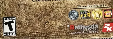 The Elder Scrolls IV: Oblivion, the ESRB box on its front