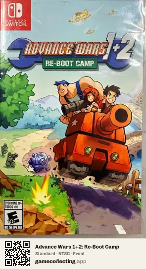Advance Wars 1+2: Re-Boot Camp Nintendo Switch, NTSC box front