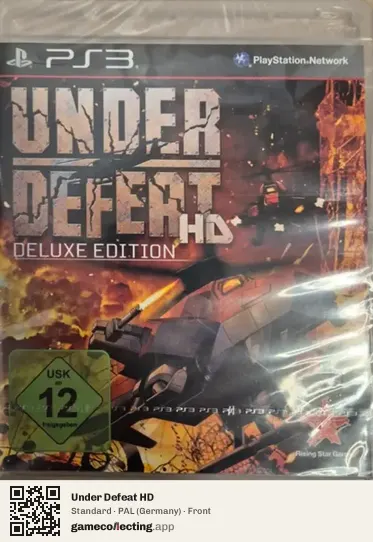 Under Defeat HD PlayStation 3, Germany box front