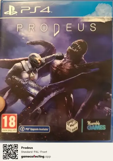 Prodeus PlayStation 4, PAL box front