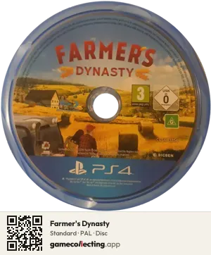 Farmer's Dynasty PlayStation 4, PAL disc