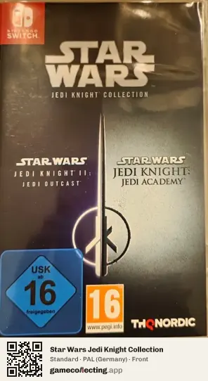 Star Wars Jedi Knight Collection Nintendo Switch, Germany box front
