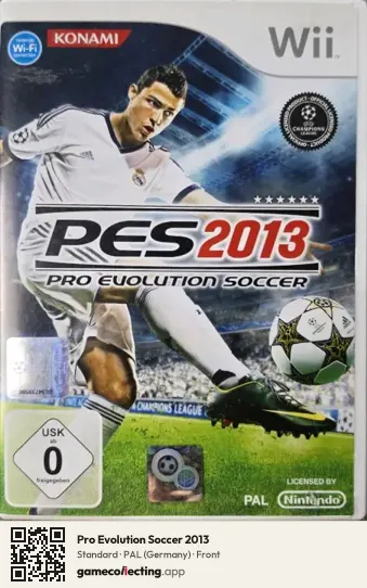 Pro Evolution Soccer 2013 Nintendo Wii, Germany box front