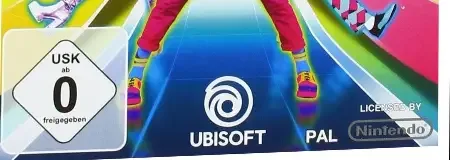 Just Dance 2018, the USK square on its front