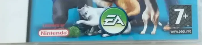 The Sims 2: Pets, the PEGI square on its front