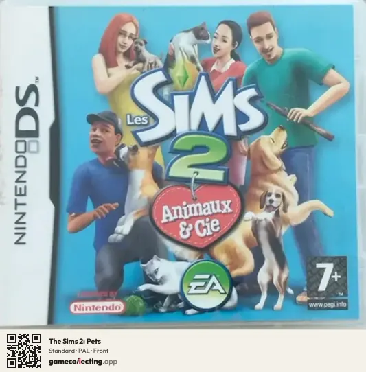 The Sims 2: Pets Nintendo DS, PAL box front