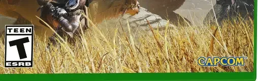 Monster Hunter Wilds, the ESRB box on its front