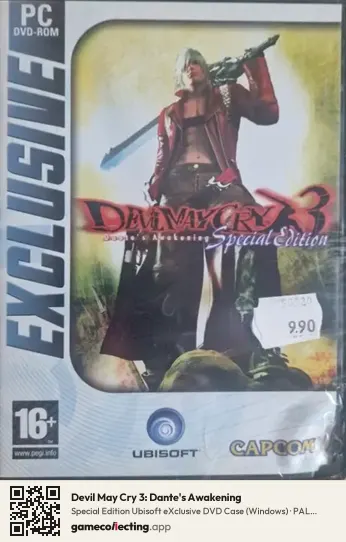 Devil May Cry 3: Dante's Awakening Computer, PAL box front