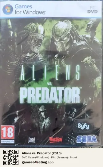 Aliens vs. Predator (2010) Computer, France box front