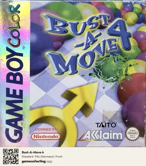 Bust-A-Move 4 Game Boy Color, Germany box front