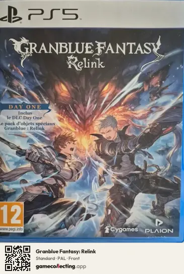 Granblue Fantasy: Relink PlayStation 5, PAL box front