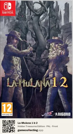 La-Mulana 1 & 2 Nintendo Switch, PAL box front