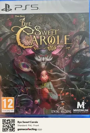 Bye Sweet Carole PlayStation 5, PAL box front