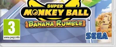 Super Monkey Ball Banana Rumble, the PEGI square on its front