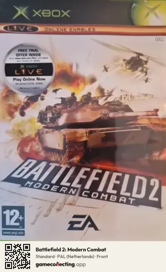 Battlefield 2: Modern Combat Xbox, Netherlands box front