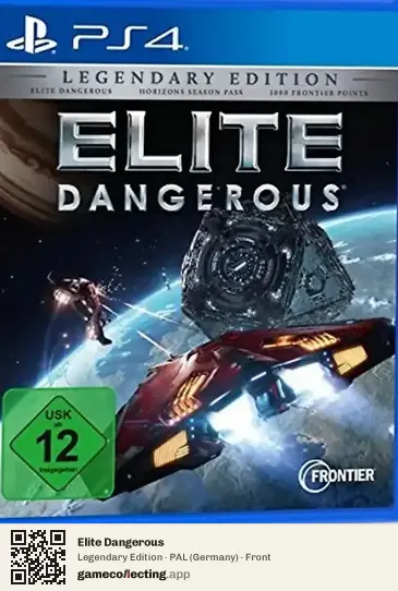 Elite Dangerous PlayStation 4, Germany box front