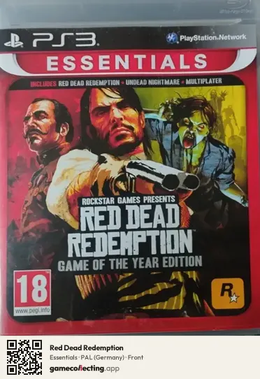 Red Dead Redemption PlayStation 3, Germany box front