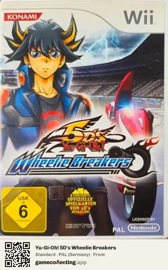Yu-Gi-Oh! 5D's Wheelie Breakers Nintendo Wii, Germany box front