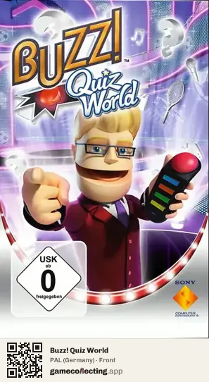 Buzz! Quiz World PlayStation Portable, Germany box front