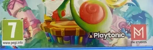Yooka-Replaylee, the PEGI square on its front