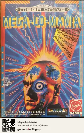 Mega-Lo-Mania Sega Mega Drive / Genesis, France box front