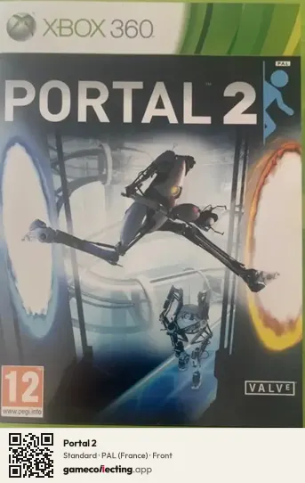 Portal 2 Xbox 360, France box front