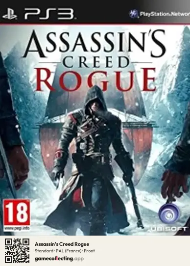 Assassin's Creed Rogue PlayStation 3, France box front